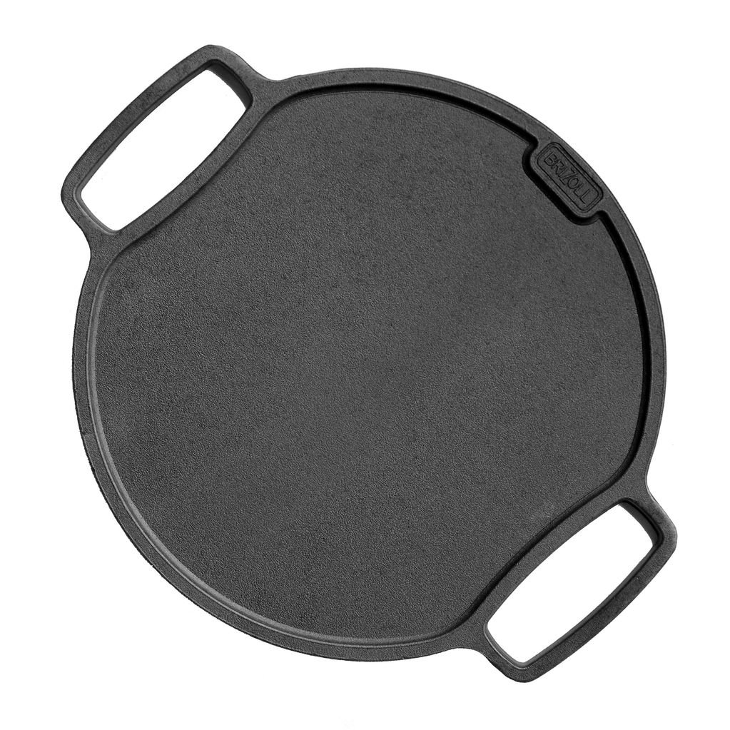 Cast iron Griddle, round double-sided Griddle Grill Ø 360 mm