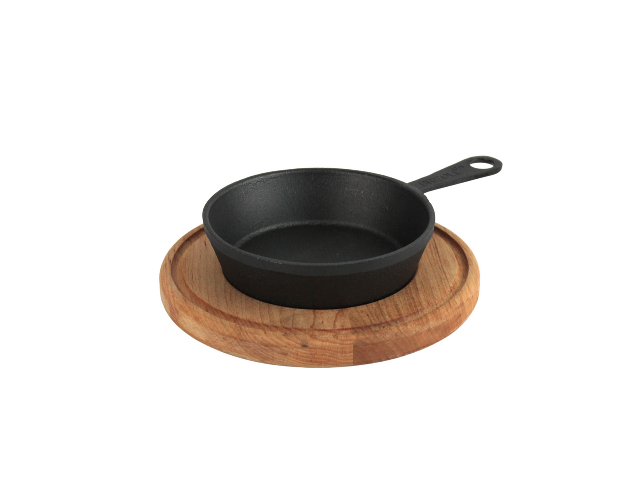 Cast iron frying pan with a handle with a round stand 120 х 30 mm