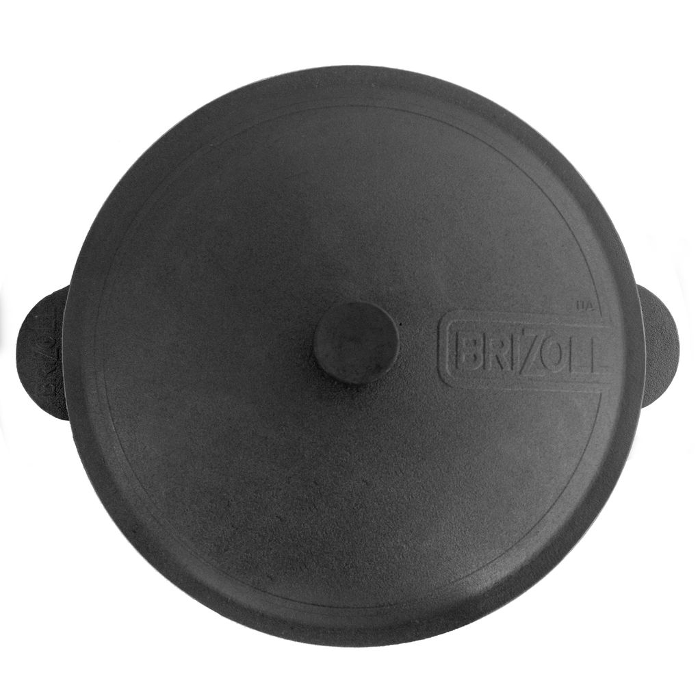 Cast iron brazier with cast iron lid 260 x 60 mm