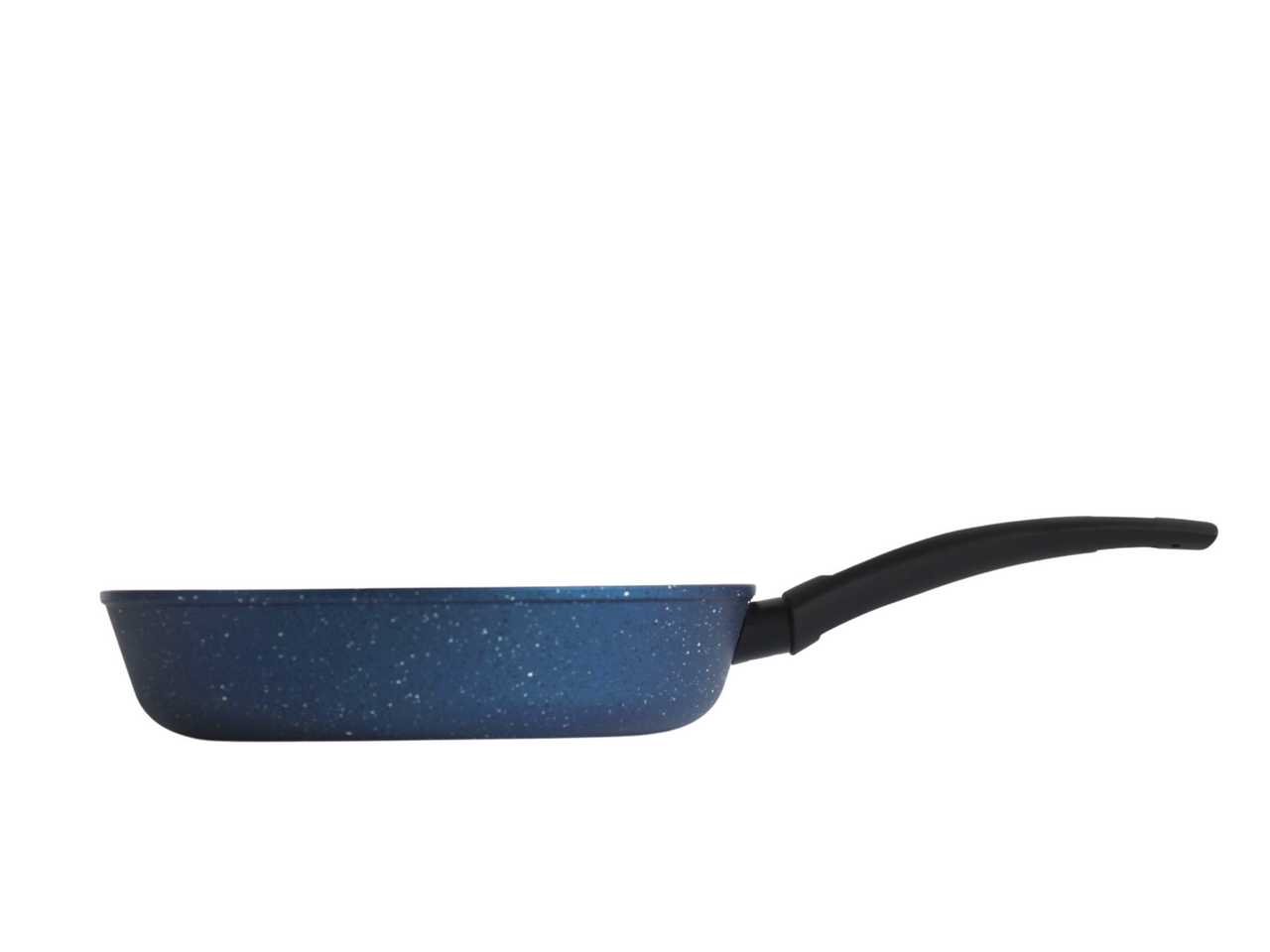 Frying pan 22 sm with non-stick coating GALAXY with a glass lid