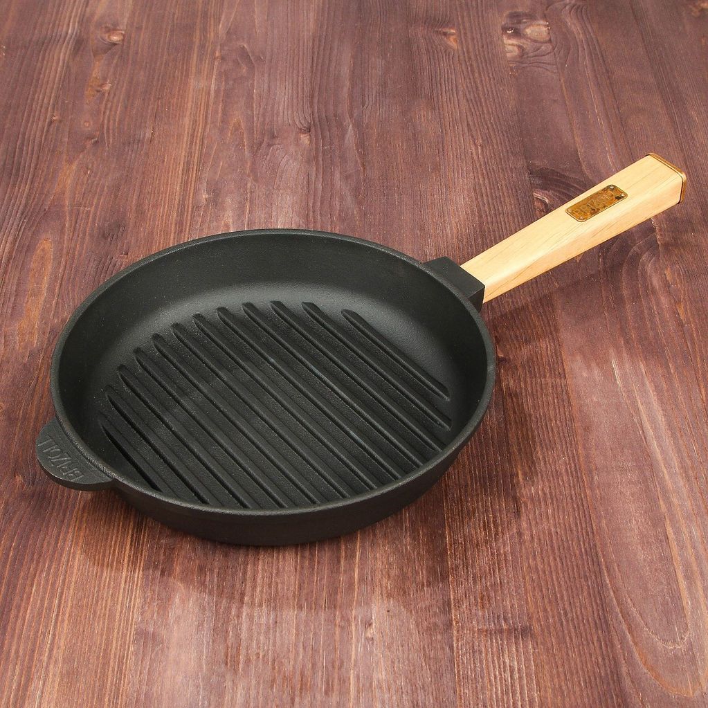 Grill cast iron pan Optima 280 х 50 mm
