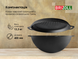 Cast iron asian cauldron 15 L WITH A GRILL LID-FRYING PAN, a bag and a stand