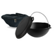 Cast iron asian cauldron 15 L WITH A GRILL LID-FRYING PAN, a bag and a stand