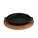 Portioned cast iron frying pan 200 х 25 mm with a round stand