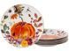 Set of plates &lsquo;Autumn Harvest&rsquo; 6 pcs 19 cm