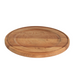 Portioned cast iron frying pan 140 х 25 mm on a round wooden stand
