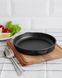 Portioned cast iron frying pan 160 х 25 mm with a stand
