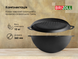Cast iron asian cauldron WITH A GRILL LID-FRYING PAN 10 L