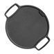 Cast iron Griddle, round double-sided Griddle Grill &Oslash; 320 mm with a stand