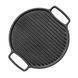 Cast iron Griddle, round double-sided Griddle Grill &Oslash; 320 mm with a stand