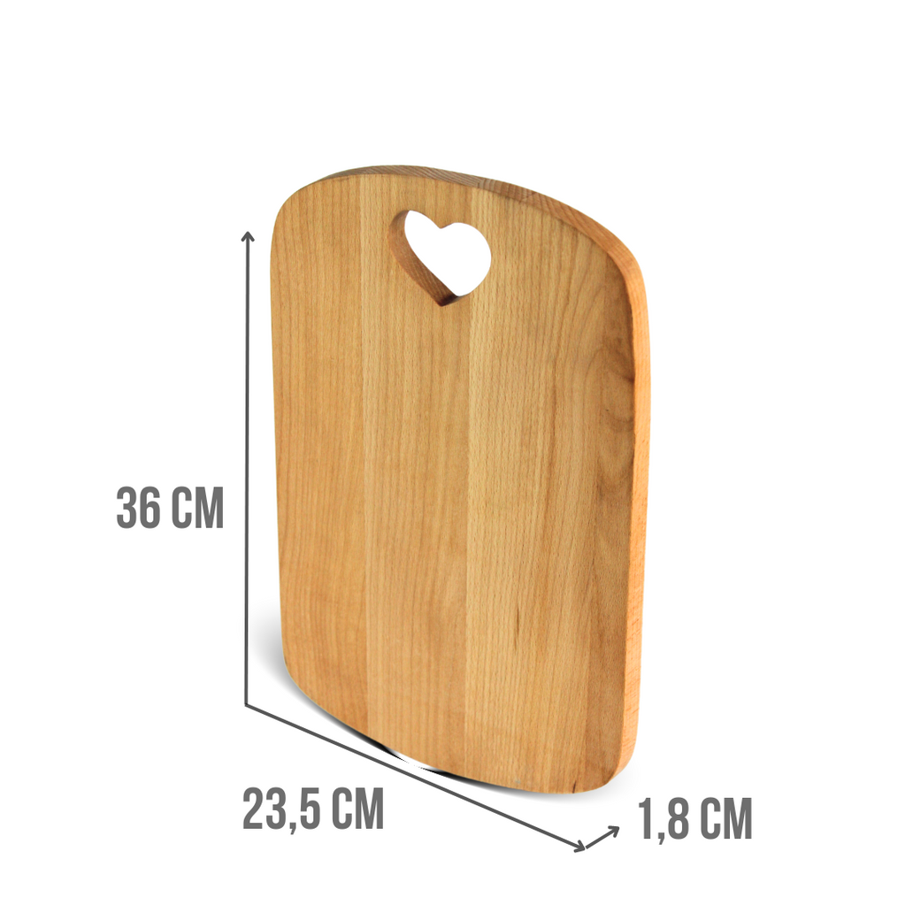 Cutting board HEART 36 sm