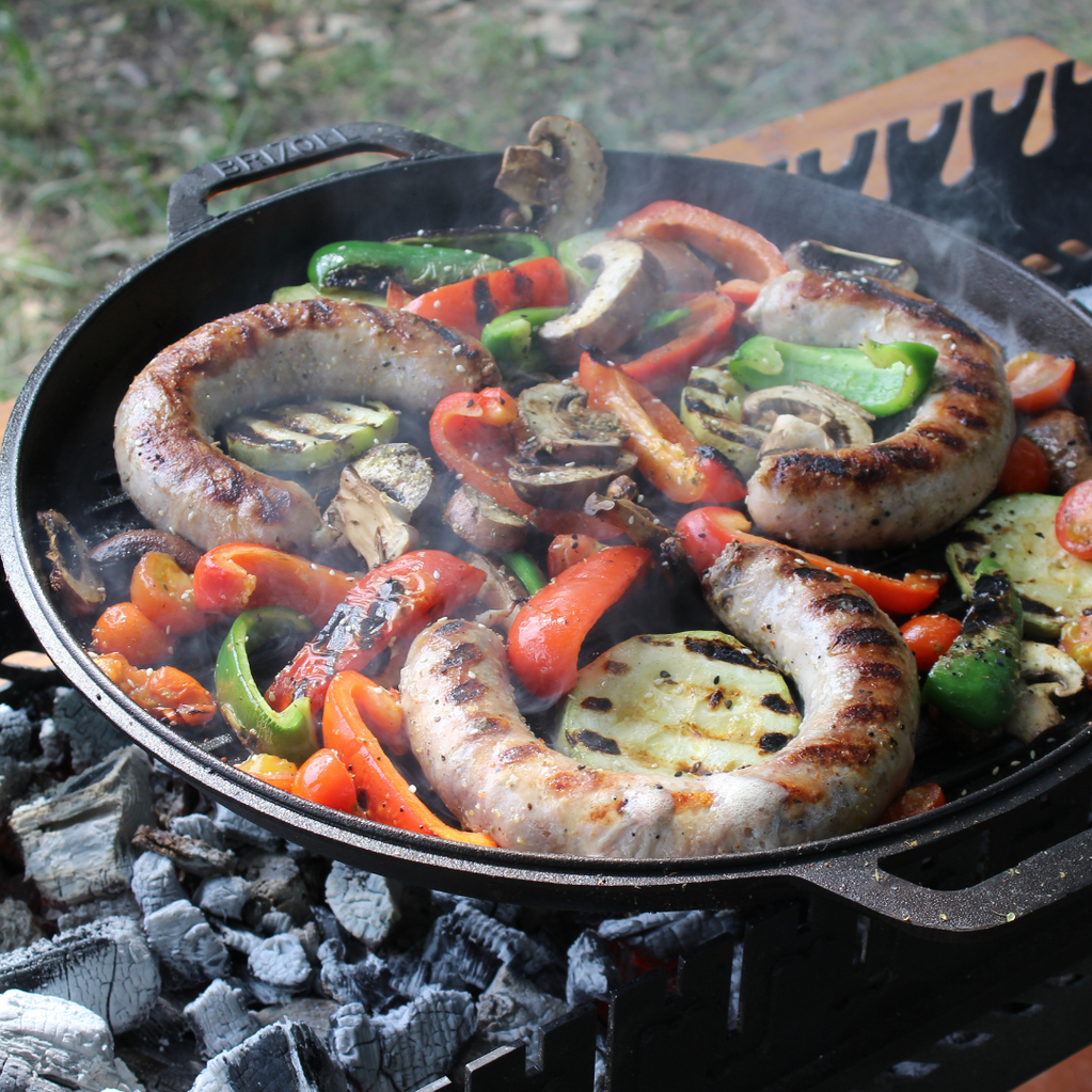 Cast iron Lid - frying pan Grill &Oslash; 360 with a stand