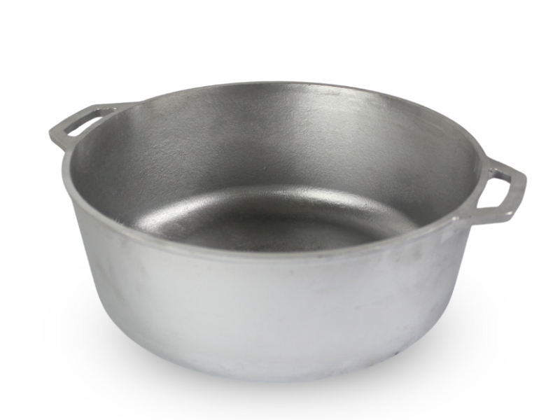 Aluminum pot Brizoll 6 l with a glass lid