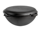 Cast iron asian cauldron 8 L WITH A GRILL LID-FRYING PAN, with a stand and a bag