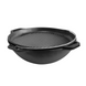 Cast iron asian cauldron 8 L WITH A GRILL LID-FRYING PAN, with a stand and a bag