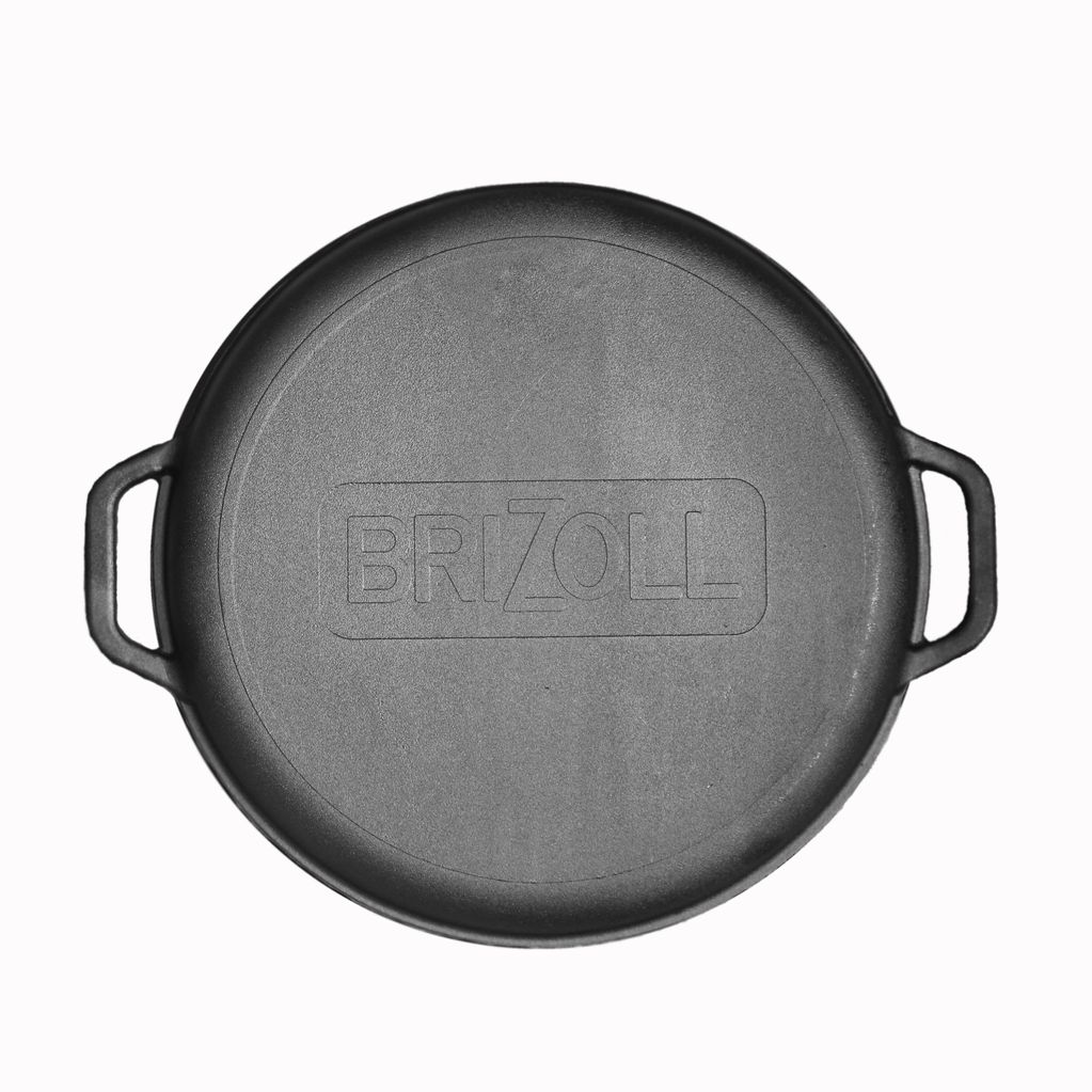 Cast iron pan WOK 8 L WITH A LID-FRYING PAN