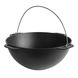 Cast iron asian cauldron 10 L with a tripod and a bag