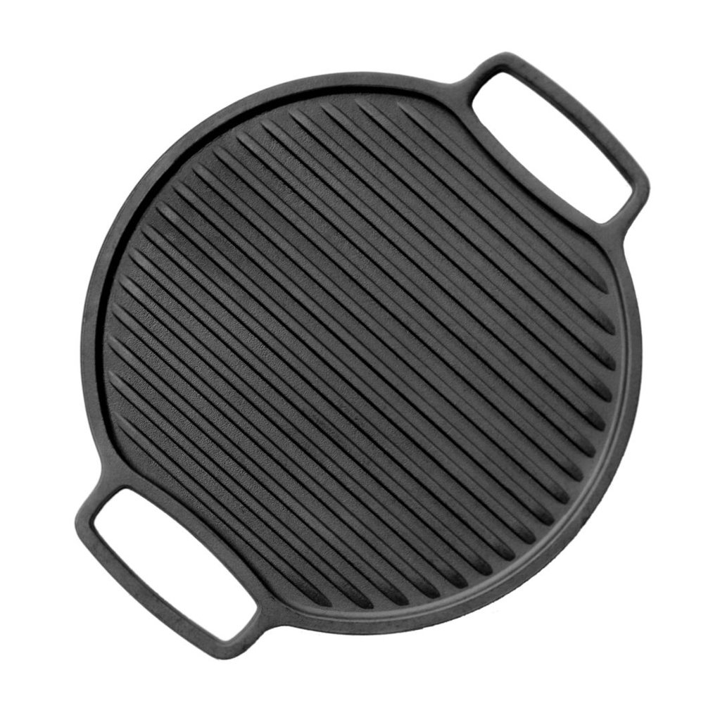 Cast iron Griddle, round double-sided Griddle Grill Ø 320 mm