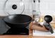 Cast iron pan WOK 4,7 L with a lid-frying pan