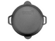 Cast iron pan WOK 4,7 L with a lid-frying pan