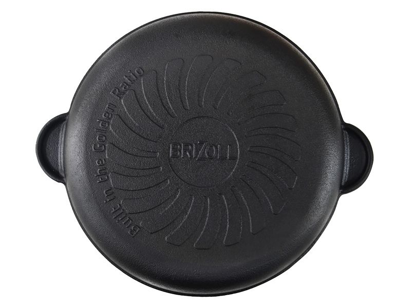 Cast iron frying pan with cast handles 280 х 60 mm