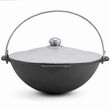 Cast iron asian cauldron WITH aluminum LID 6 L