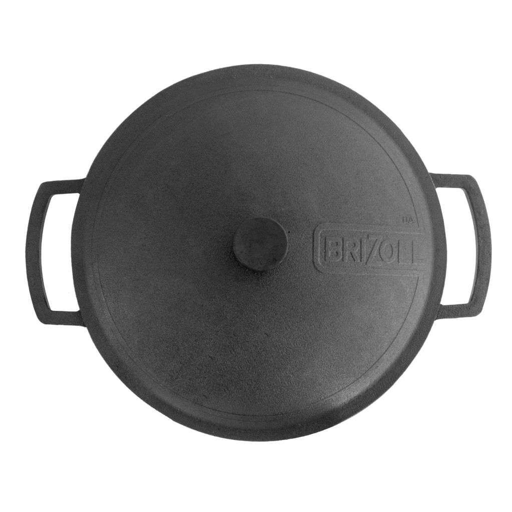 Cast iron brazier with cast iron lid 360 x 80 mm