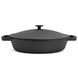 Cast iron brazier with cast iron lid 360 x 80 mm