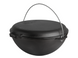 Cast iron asian cauldron 10 L WITH A GRILL LID-FRYING PAN,  a bag and a stand