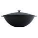 Cast iron pan WOK 8 L WITH A CAST IRON LID and a bag