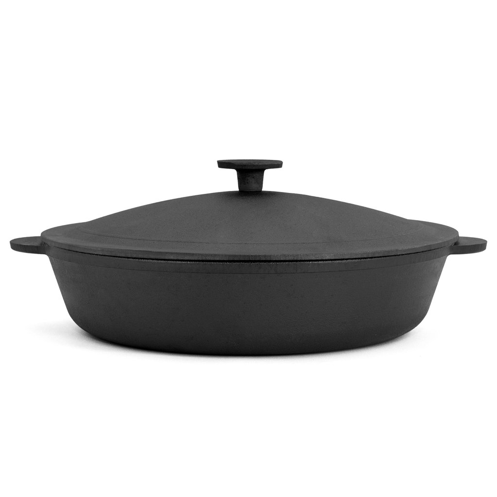 Cast iron brazier with cast iron lid 260 x 60 mm