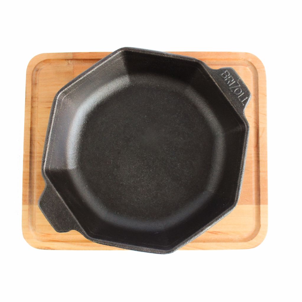 Portioned cast iron frying pan 140 х 25 mm