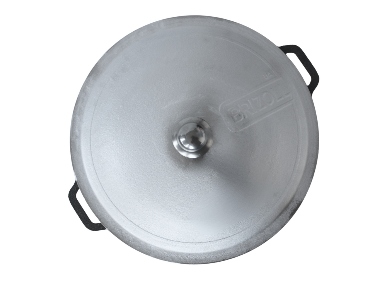 Cast iron pan WOK 8 L WITH Aluminium LID and a stand