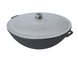 Cast iron pan WOK 8 L WITH Aluminium LID and a stand
