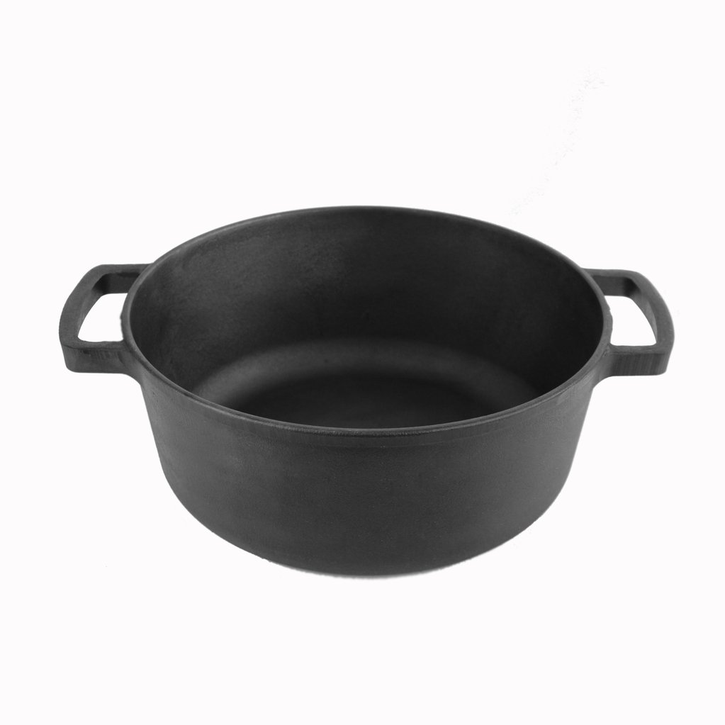 Cast iron pot without lid 4 L