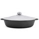 Cast iron brazier with aluminum lid 280 x 60 mm