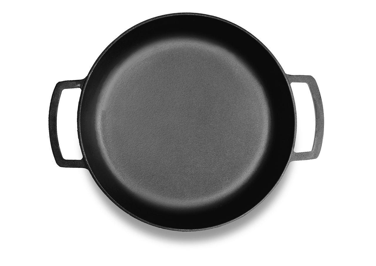 Сковорода чавунна без ручки Жаровня 360 х 80 мм