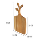 Cutting board with a handle OLIVE 26 sm