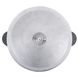 Cast iron WOK pan with aluminum lid 3,7 l