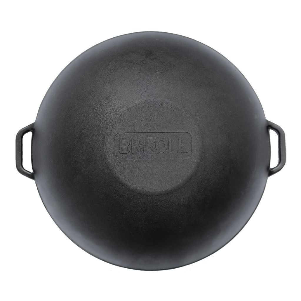 Cast iron pan WOK 8 L WITH A GRILL LID-FRYING PAN