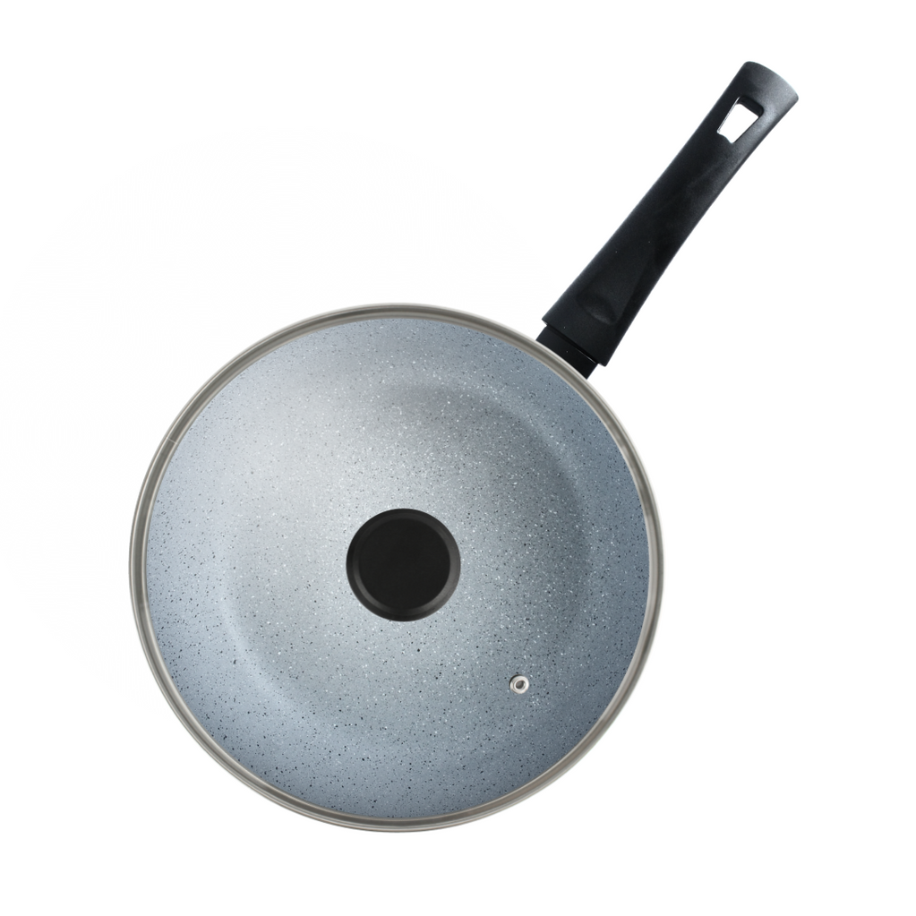 Frying pan 26 sm with non-stick coating MOSAIC with a glass lid