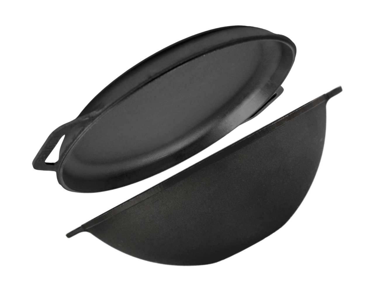 Cast iron pan WOK 8 L WITH A LID-FRYING PAN and a bag