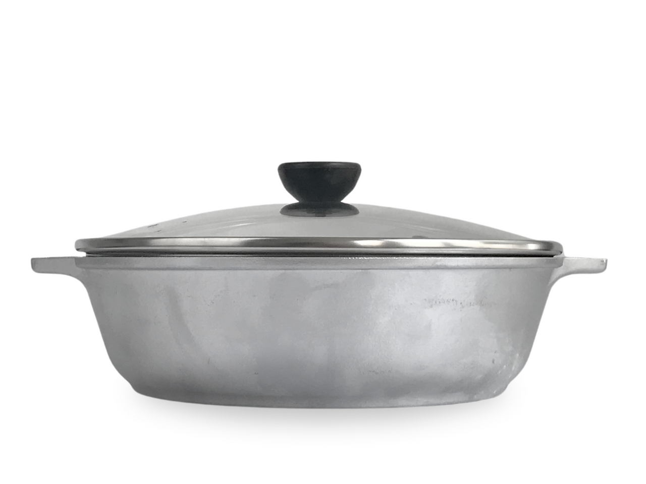 Aluminum pan 240x60mm Monolith with a glass lid