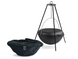 Cast iron asian cauldron 15 L WITH A GRILL LID-FRYING PAN, a bag and a tripod