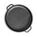 Cast iron pan WOK 8 L WITH A GRILL LID-FRYING PAN and a stand
